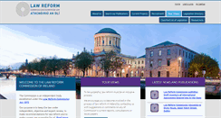 Desktop Screenshot of lawreform.ie