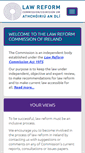 Mobile Screenshot of lawreform.ie