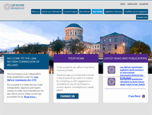 Tablet Screenshot of lawreform.ie